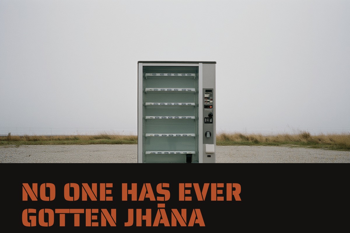 NO ONE HAS EVER GOTTEN JHĀNA